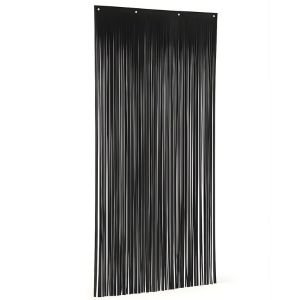 ستارة فويل سوداء لتزيين الحفلات والخلفيات التصويرية – Black Tinsel Curtain Backdrop Foil Fringe Decoration
