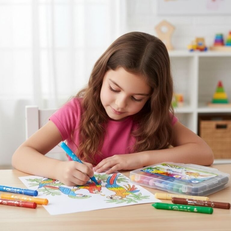 تلوين بألوان شمع سيلكي دومس الحريرية